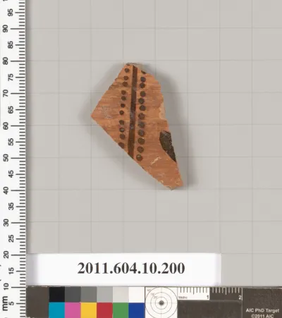 Terracotta fragment from a closed shape