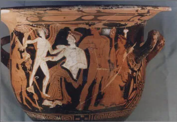 KRATER, BELL (ATHENIAN, RED-FIGURE)