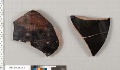 Terracotta fragments of a pot