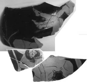 AMPHORA, NECK, FRAGMENT (ATHENIAN, RED-FIGURE)