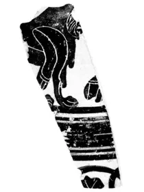 OINOCHOE (?), FRAGMENT (CORINTHIAN, BLACK-FIGURE)