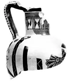 OINOCHOE, FRAGMENT (PROTOCORINTHIAN, BLACK-FIGURE)