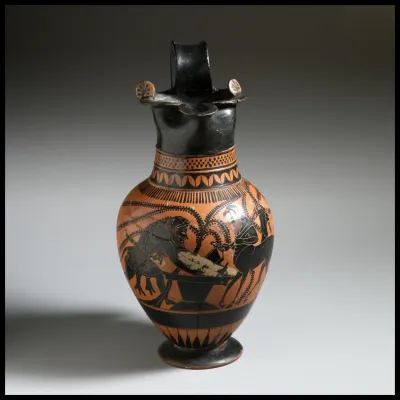 Terracotta oinochoe (jug)