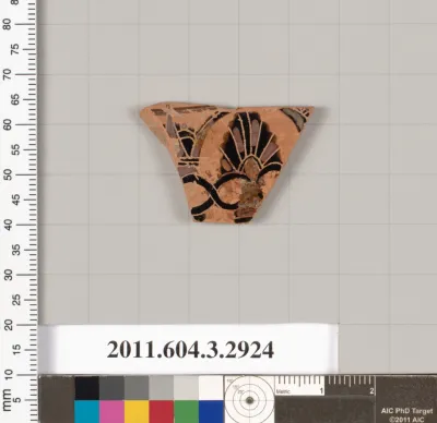 Terracotta fragment of an undetermined shape