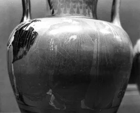 AMPHORA, NECK (ATHENIAN, BLACK-FIGURE)