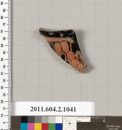 Terracotta fragment of an oinochoe (jug)