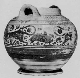 PYXIS (CORINTHIAN, BLACK-FIGURE)
