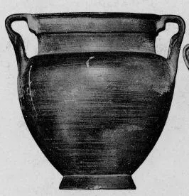 KRATER (LACONIAN, BLACK GLAZE)