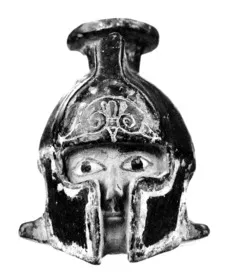 FIGURE VASE, ARYBALLOS (EAST GREEK, BLACK-FIGURE)
