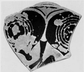 CUP, FRAGMENT (ATHENIAN, BLACK-FIGURE)