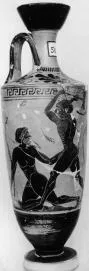 LEKYTHOS (ATHENIAN, BLACK-FIGURE)