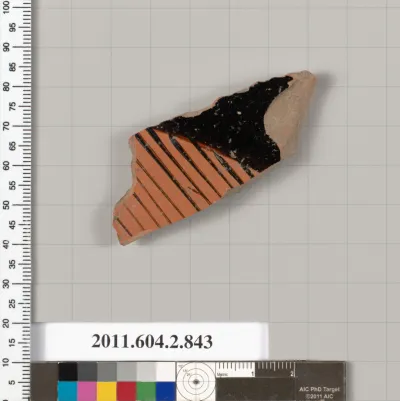 Terracotta fragment of a bell-krater (bowl for mixing wine and water)