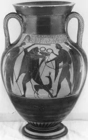AMPHORA, BELLY, TYPE A (ATHENIAN, BLACK-FIGURE)