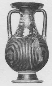 PELIKE (SOUTH ITALIAN, GNATHIAN, BLACK GLAZE)