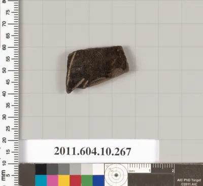 Terracotta fragment of an undetermined shape
