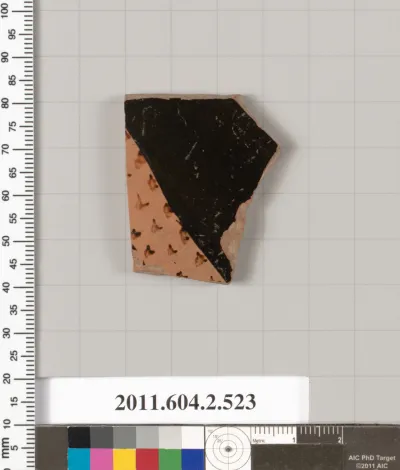 Terracotta fragment of a column-krater (bowl for mixing wine and water)