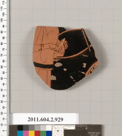 Terracotta fragment of a hydria (water jar)