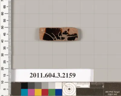 Terracotta fragment of a kylix (drinking cup)