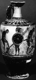 LEKYTHOS (ATHENIAN, BLACK-FIGURE)