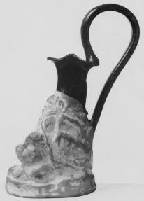 FIGURE VASE, OINOCHOE (ATHENIAN, RED-FIGURE)
