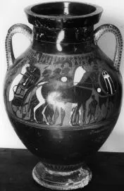 AMPHORA, BELLY, TYPE A (ATHENIAN, BLACK-FIGURE)