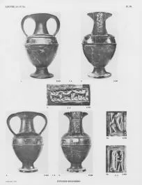 AMPHORA, BELLY (ETRUSCAN, BUCCHERO)