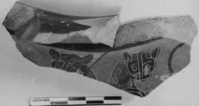 KRATER, COLUMN, FRAGMENT (ATHENIAN, BLACK-FIGURE)