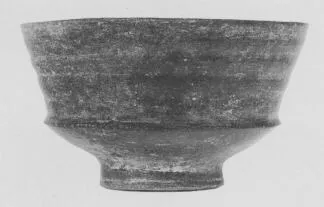BOWL (ETRUSCAN, BUCCHERO)