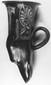 FIGURE VASE (ATHENIAN, RED-FIGURE)
