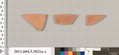 Terracotta rim fragments of kylikes: Lip cup (drinking cup)