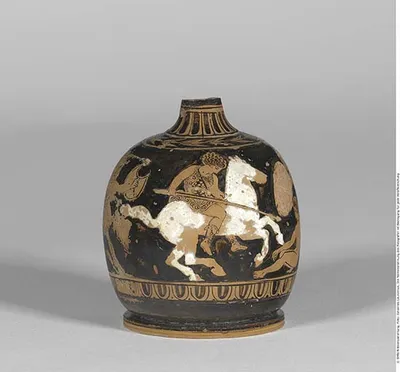 Attisch rotfigurige Bauchlekythos
