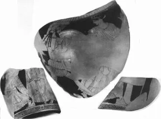 STAMNOS, FRAGMENTS (ATHENIAN, RED-FIGURE)