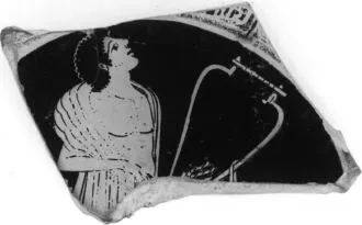 CUP, FRAGMENT (ATHENIAN, RED-FIGURE)