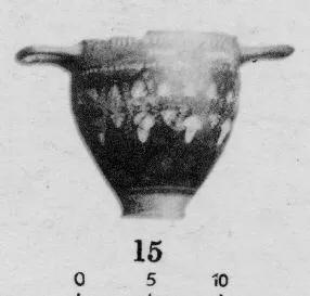 SKYPHOS (SOUTH ITALIAN, GNATHIAN, BLACK GLAZE)