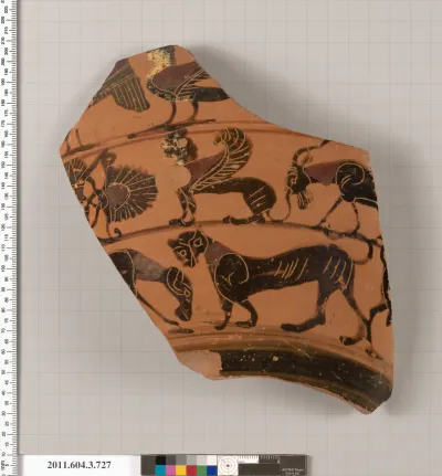 Terracotta fragment of a neck-amphora (jar)