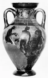 PSEUDO-PANATHENAIC AMPHORA (ATHENIAN, BLACK-FIGURE)