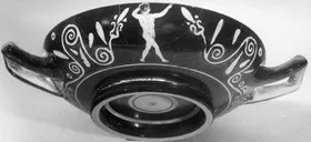 CUP, STEMLESS (ATHENIAN, RED-FIGURE)