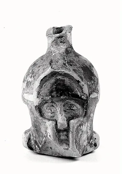 aryballe ; vase plastique