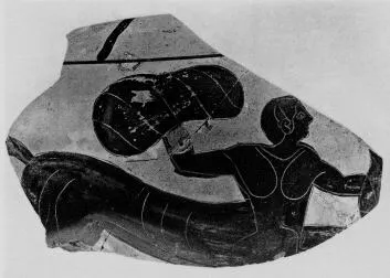 FRAGMENT (ETRUSCAN, BLACK-FIGURE)