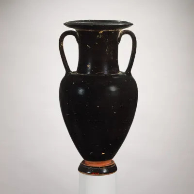 Terracotta neck-amphora (jar)