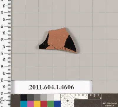 Terracotta fragment of a kylix (drinking cup)