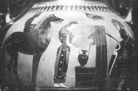 AMPHORA, BELLY, TYPE B (ATHENIAN, BLACK-FIGURE)