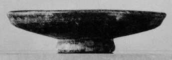 DISH (ITALIOTE, BLACK GLAZE)