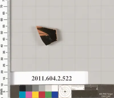 Terracotta fragment of a column-krater (bowl for mixing wine and water)