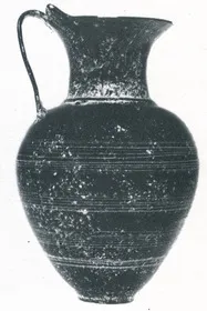 OINOCHOE (ETRUSCAN, BUCCHERO)