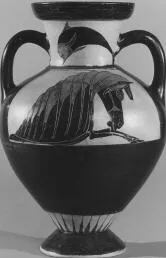 AMPHORA, NECK (ATHENIAN, BLACK-FIGURE)
