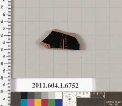 Terracotta fragment of a kylix (drinking cup)