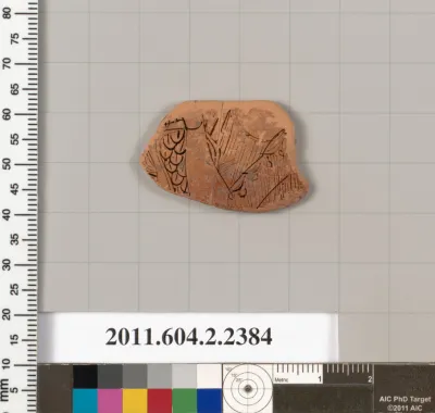 Terracotta fragment of an undetermined shape