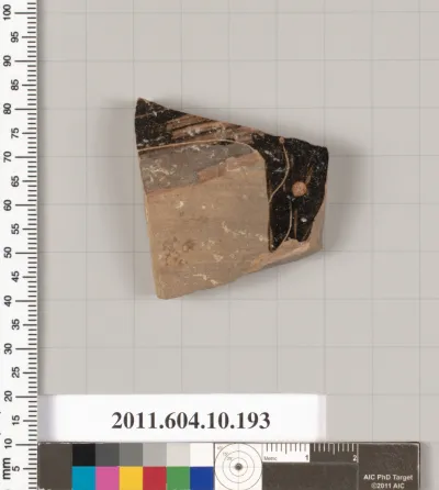 Terracotta fragment from a closed shape