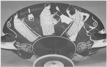 CUP B (ATHENIAN, RED-FIGURE)